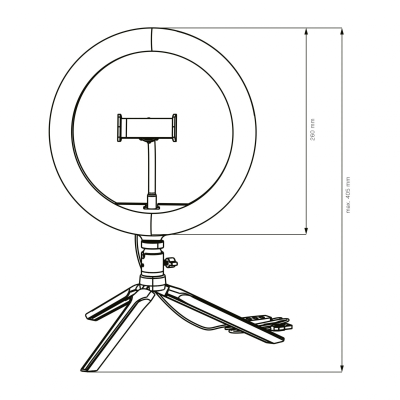 Lampa stołowa SELFIE LED 327604