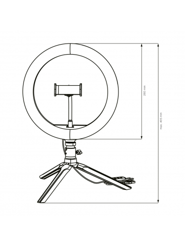 Lampa stołowa SELFIE LED 327604