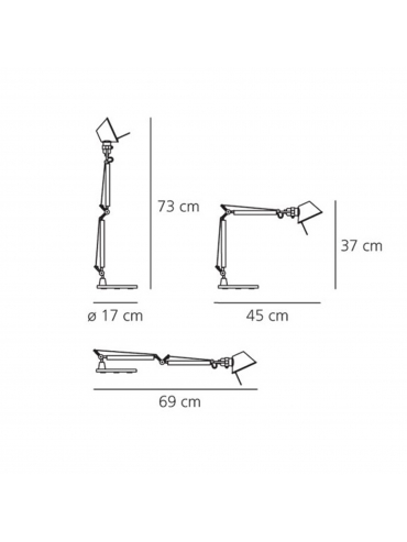 Lampa biurkowa TOLOMEO MICRO