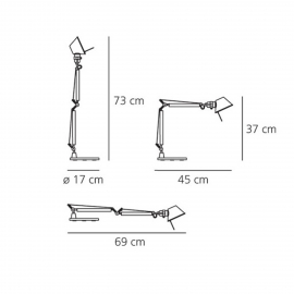 Lampa biurkowa TOLOMEO MICRO