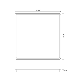 Lampa sufitowa COLIS MS748400S-3-BK