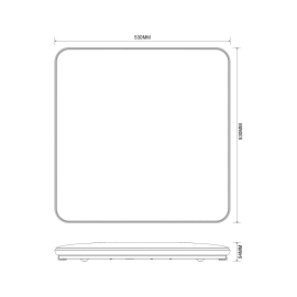 Lampa sufitowa OMAR JE-DHS-0530-CH