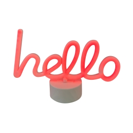 Lampa stołowa NEON HELLO FM-JNL10