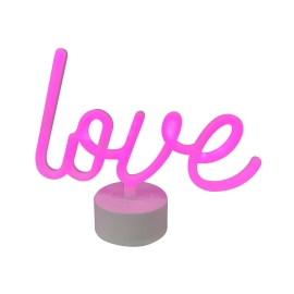 Lampa stołowa NEON LOVE FM-JNL11