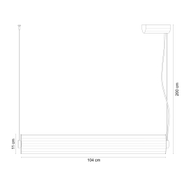 Lampa wisząca COMO 1232