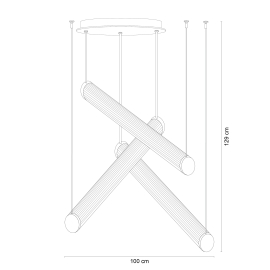 Lampa wisząca COMO 1234