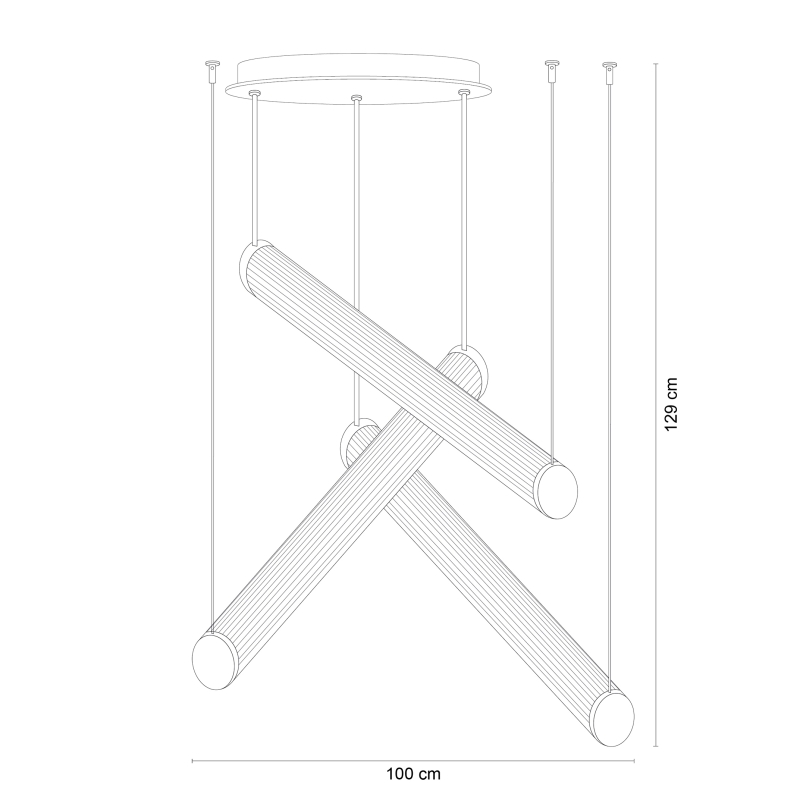 Lampa wisząca COMO 1234