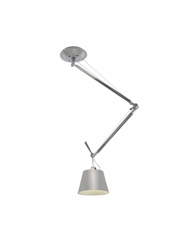 Lampa wisząca TOLOMEO DECENTRATA 32 Szara