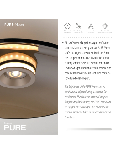 Lampa sufitowa PURE MOON 6095-97