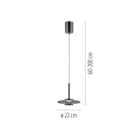 Lampa wisząca PURE VITRUM 2053-15