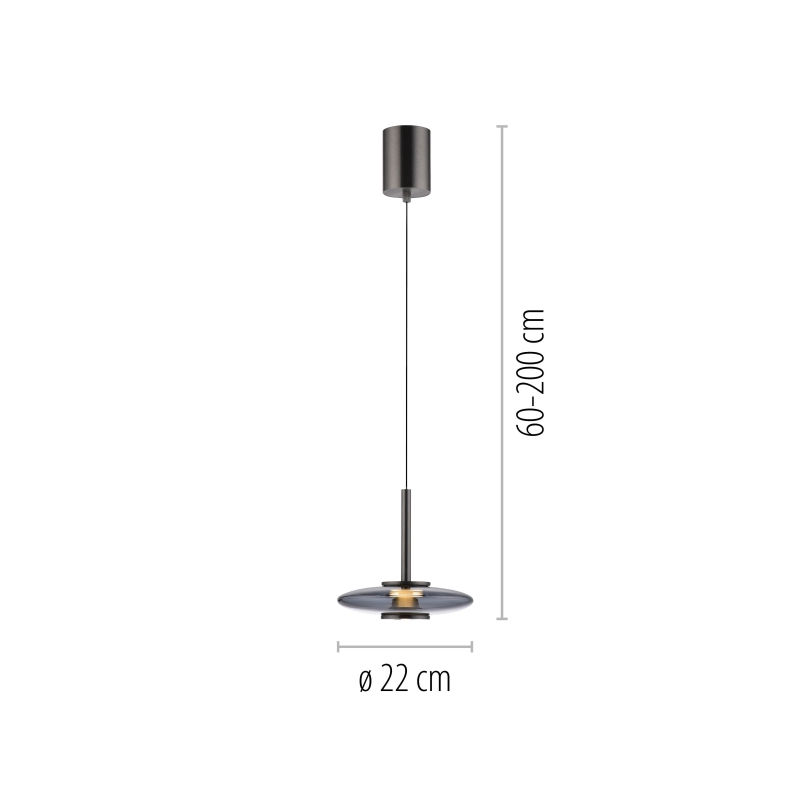 Lampa wisząca PURE VITRUM 2053-15