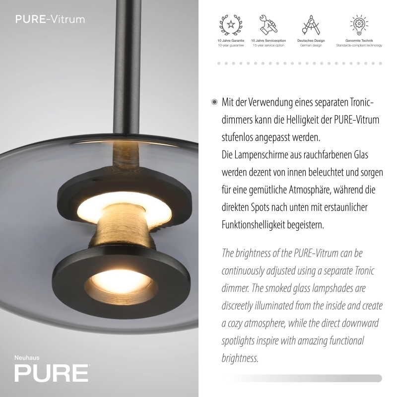 Lampa wisząca PURE VITRUM 2083-15