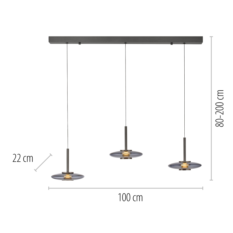 Lampa wisząca PURE VITRUM 2083-15