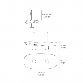 Lampa wisząca COSMIC ANGEL SUSPENSION