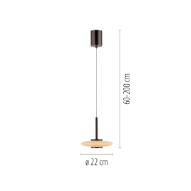 Lampa wisząca PURE VITRUM 2053-34