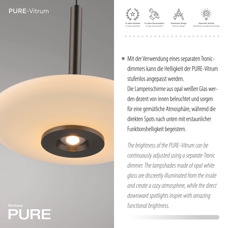 Lampa wisząca PURE VITRUM 2083-34