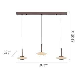 Lampa wisząca PURE VITRUM 2083-34