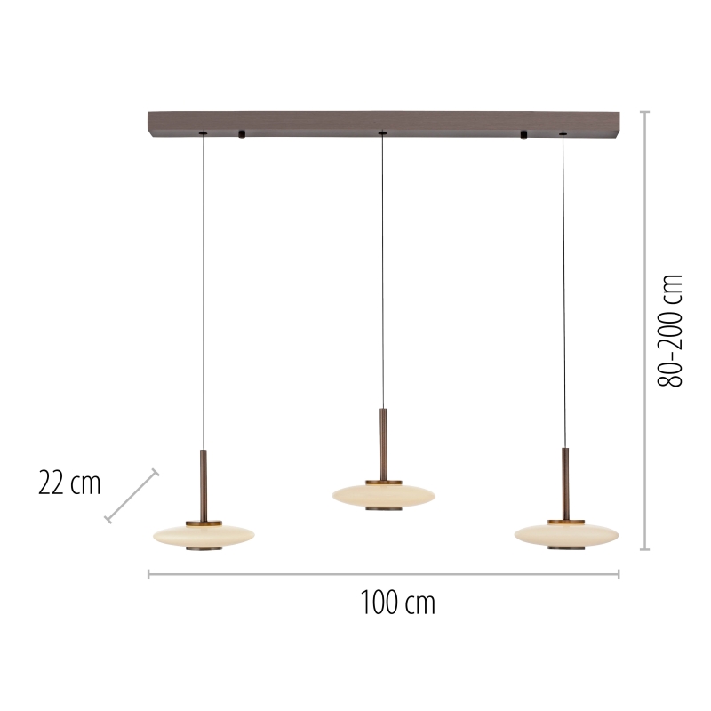 Lampa wisząca PURE VITRUM 2083-34
