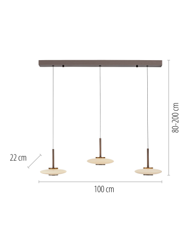 Lampa wisząca PURE VITRUM 2083-34