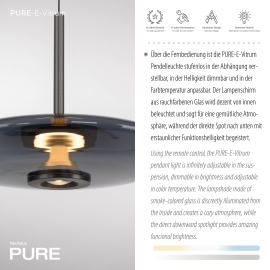 Lampa wisząca PURE E-VITRUM 2084-15
