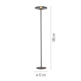 Lampa podłogowa PURE VITRUM 481-15