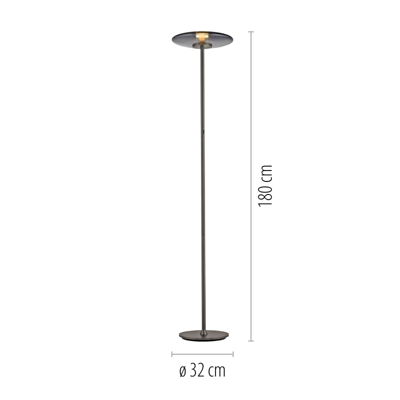 Lampa podłogowa PURE VITRUM 481-15