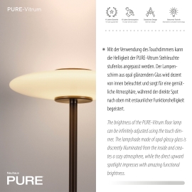 Lampa podłogowa PURE VITRUM 481-34
