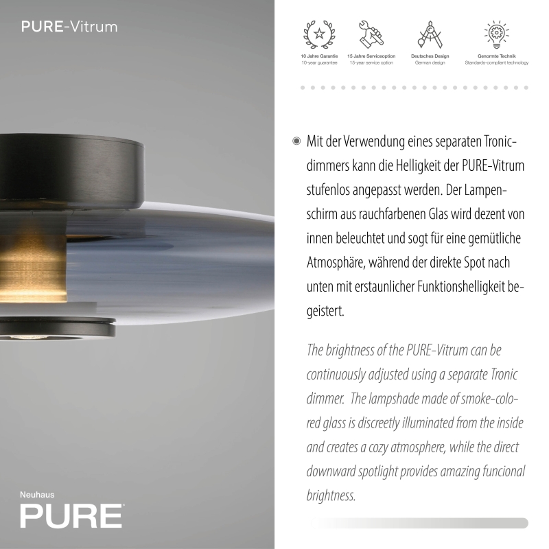 Lampa sufitowa PURE VITRUM 6083-15