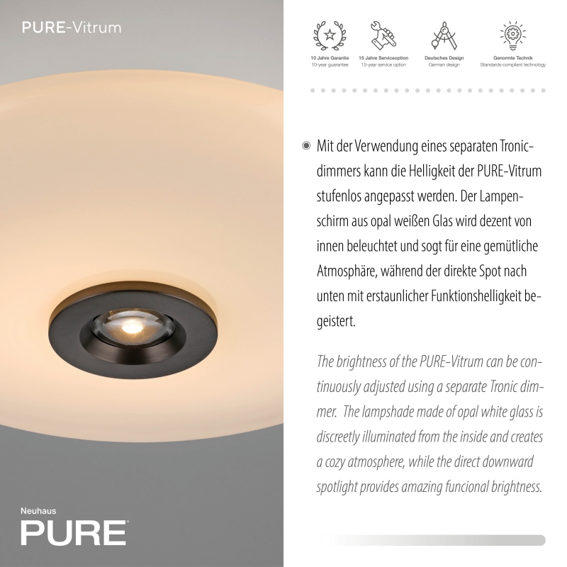 Lampa sufitowa PURE VITRUM 6083-34