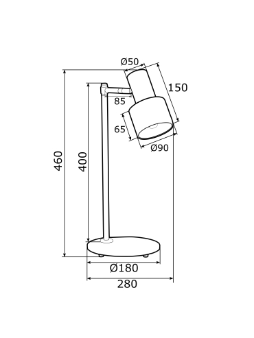 Lampa biurkowa DORIA 4257