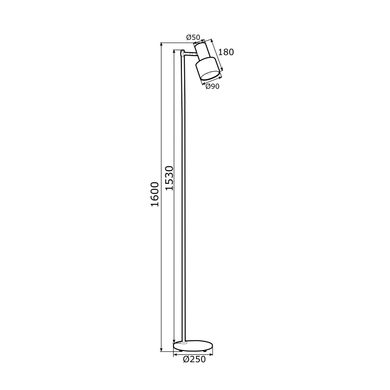Lampa podłogowa DORIA 4259
