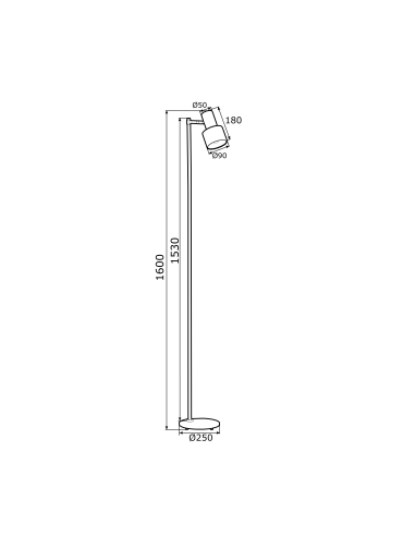Lampa podłogowa DORIA 4271