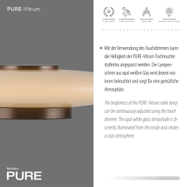 Lampa stołowa PURE VITRUM 4080-34