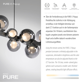 Lampa wisząca PURE E-POPUP 2557-15
