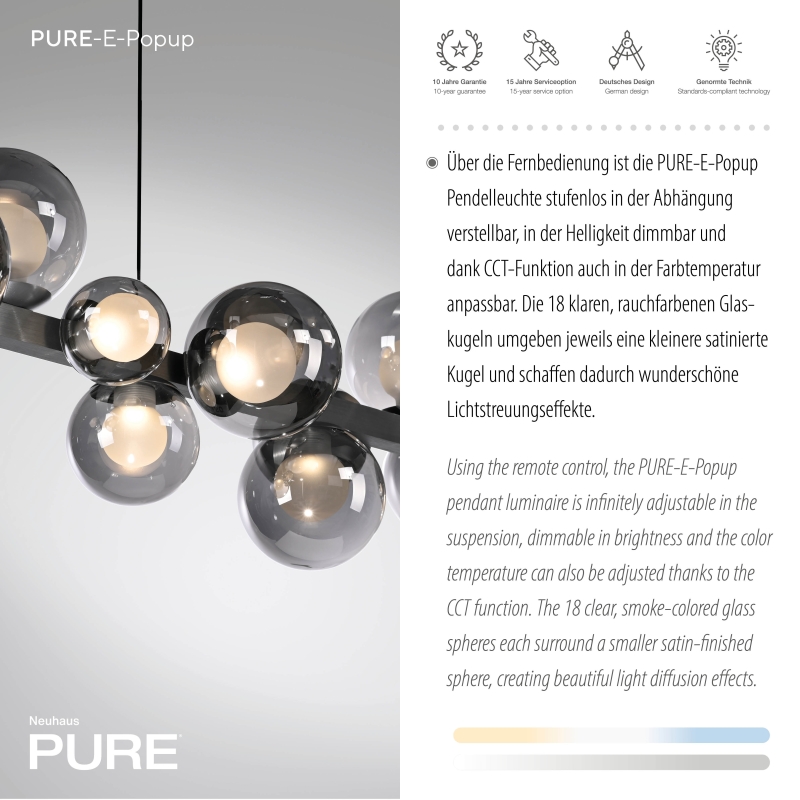 Lampa wisząca PURE E-POPUP 2557-15
