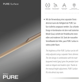 Lampa wisząca PURE SURFACE 2302-97