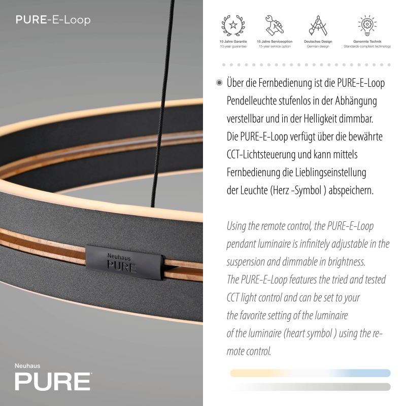 Lampa wisząca PURE E-LOOP 2551-18