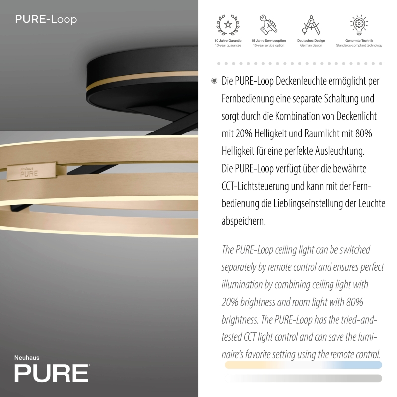 Lampa sufitowa PURE E-LOOP 6552-68
