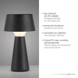 Lampa stołowa ABERA 19260-18