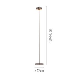 Lampa podłogowa Q-ROTATE 324-34
