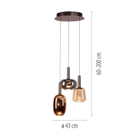 Lampa wisząca IRIDES 2679-70
