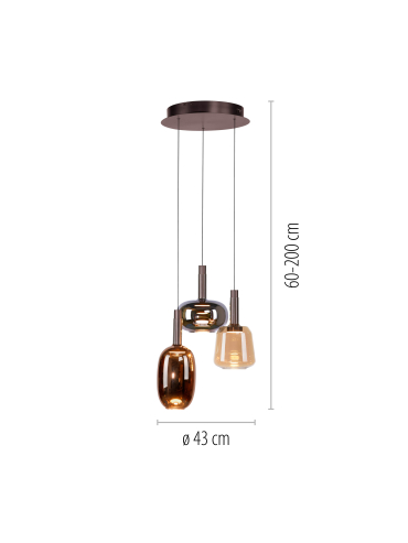 Lampa wisząca IRIDES 2679-70