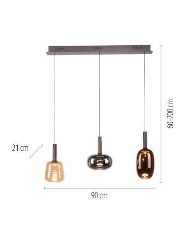 Lampa wisząca IRIDES 2680-70