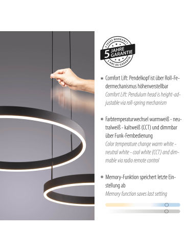 Lampa wisząca ESKO 2360-18
