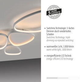 Lampa sufitowa PEBBLES 14045-16