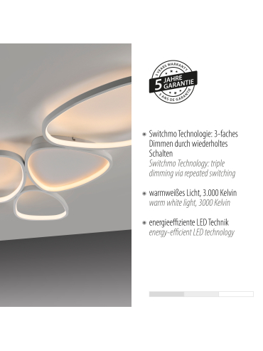 Lampa sufitowa PEBBLES 14045-16