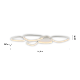 Lampa sufitowa PEBBLES 14045-16