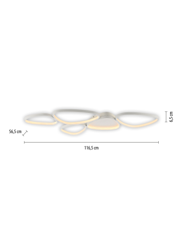 Lampa sufitowa PEBBLES 14045-16