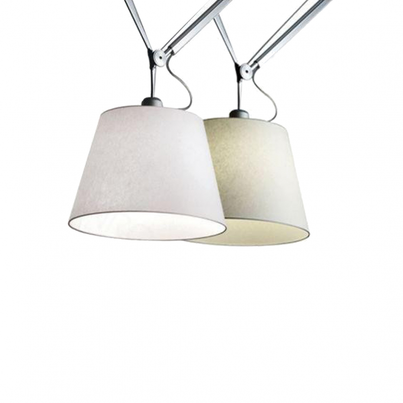 Lampa wisząca TOLOMEO DECENTRATA 32 Szara