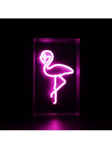 Lampa stołowa NEON FLAMINGO FM-WN33